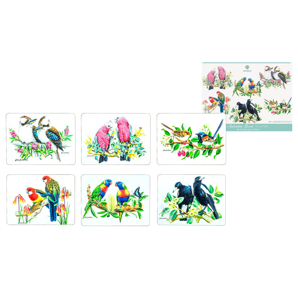 521532-6pc-ashdene-australian-birds-29cm-hardboard-placemat-assorted