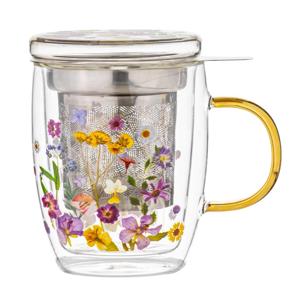 521606-ashdene-pressed-flowers-double-walled-glass-mug-w-stainless-steel-infuser