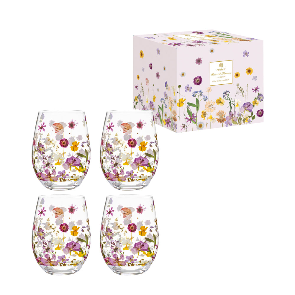 521612-4pc-ashdene-pressed-flowers-470ml-crystal-glass-tumbler-set