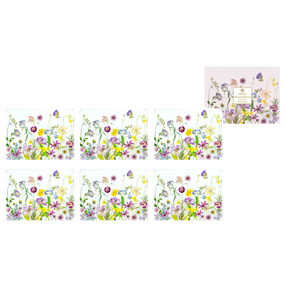 521615-6pc-ashdene-pressed-flowers-29x21-5cm-hardboard-cork-placemat
