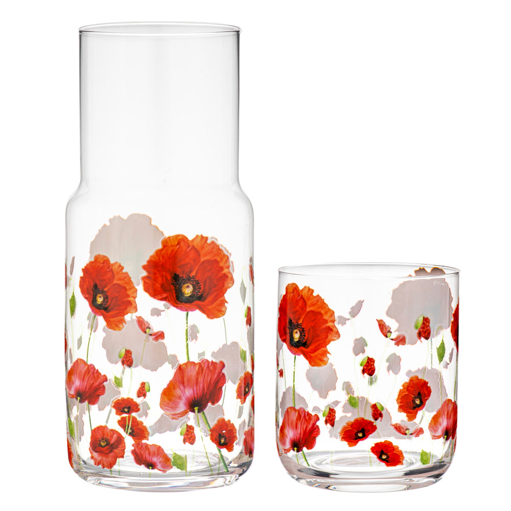 521645-2pc-ashdene-red-poppies-1l-crystal-carafe-450ml-glass-set