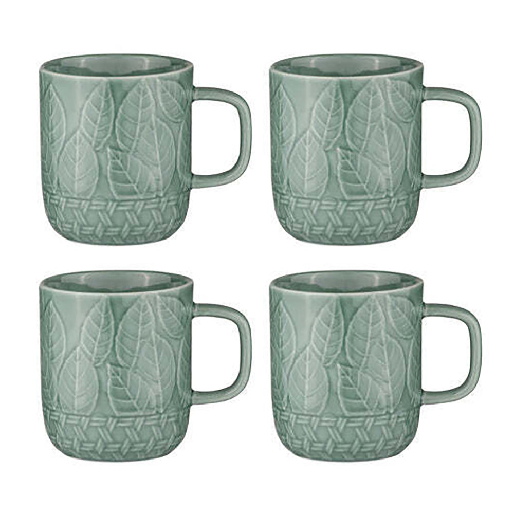 60235-4pc-ladelle-heath-jade-mug-set