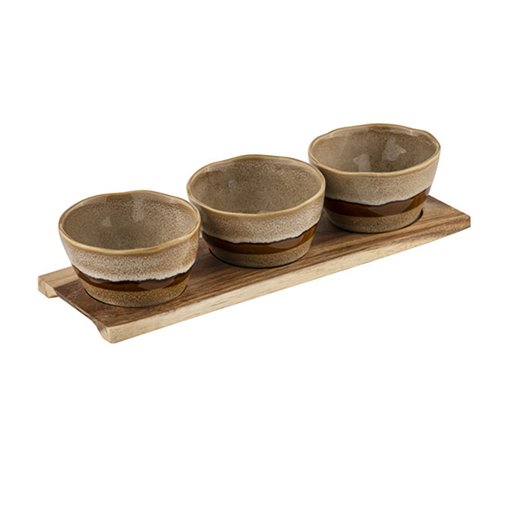 60374-4pc-ladelle-haven-porcelain-bowl-acacia-wood-tray-set-caramel-taupe