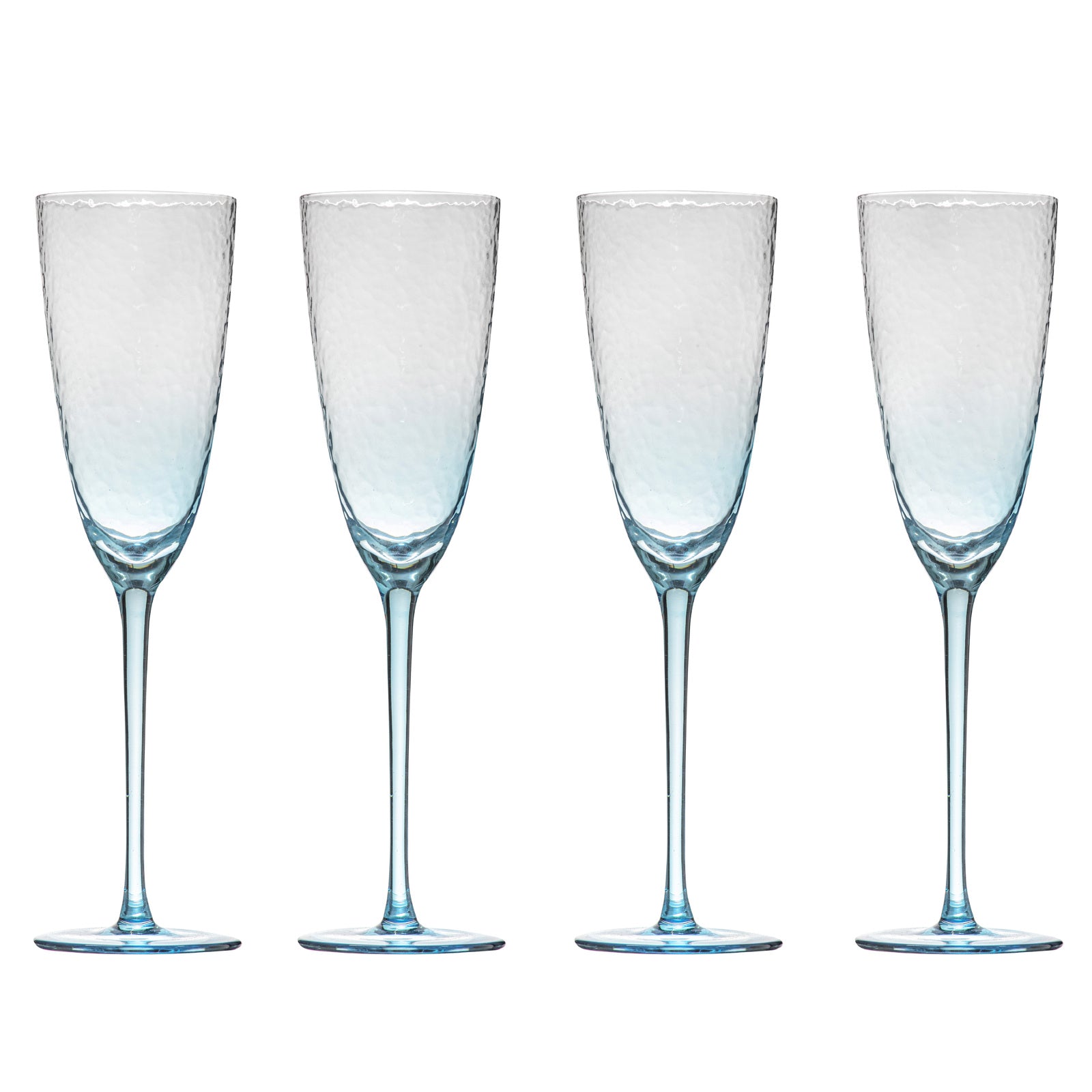 60747-4pc-ladelle-dimpled-sky-blue-champagne-drink-beverage-glass-280ml-set