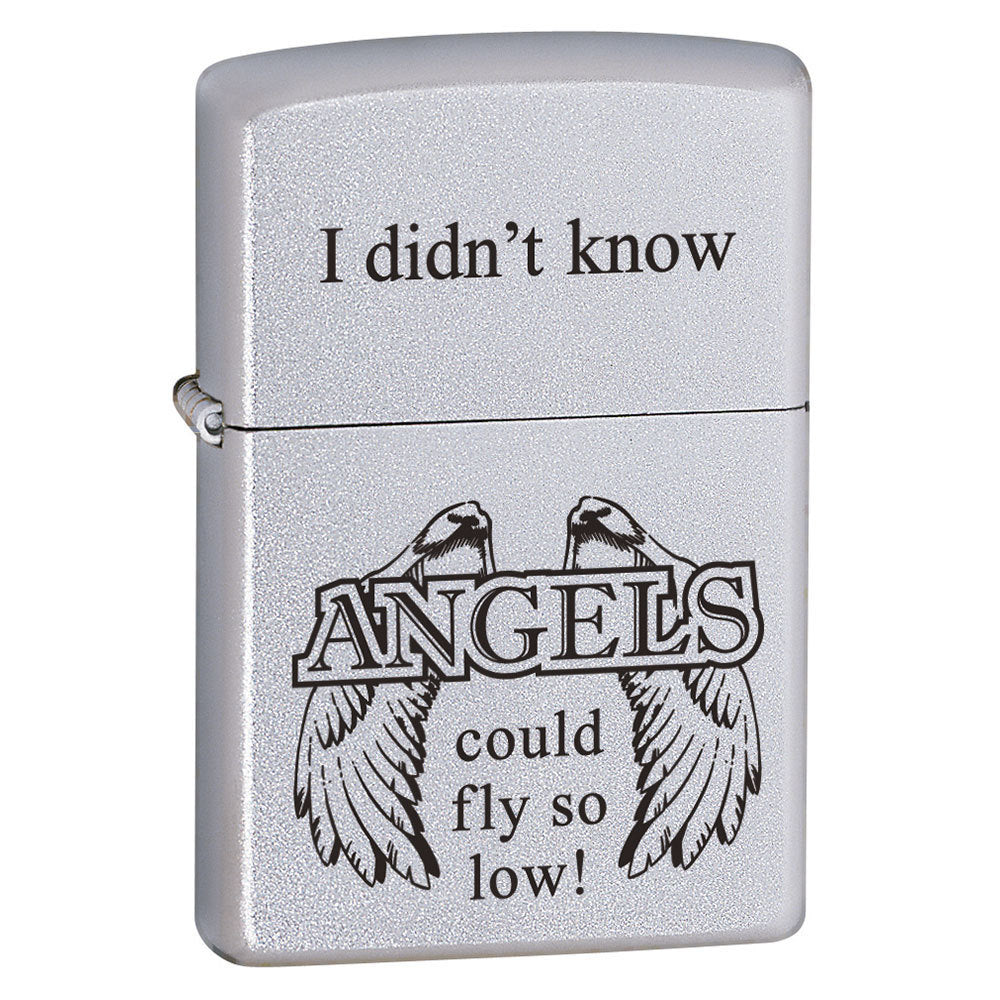 65961-zippo-i-didnt-know-angels-genuine-satin-chrome-finish-cigar-cigarette-lighter