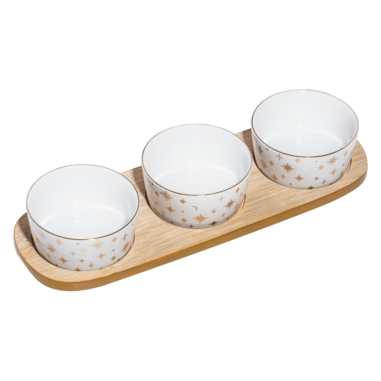 72897-4pc-ladelle-starry-porcelain-bowl-bamboo-tray-serving-entertaining-set