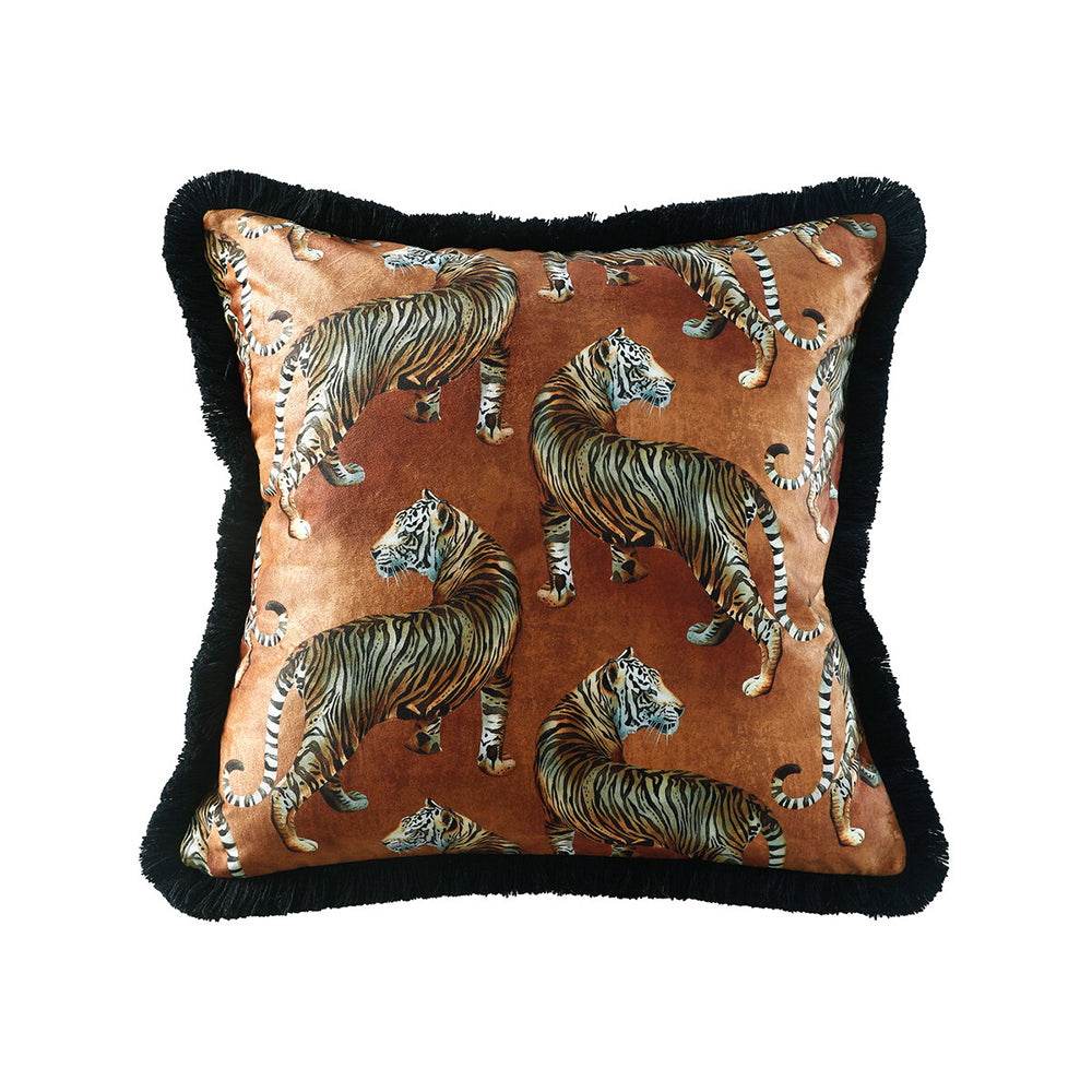 89518j302f-mm-linen-tigress-copper-cushion-velvet-home-decor-50x50cm