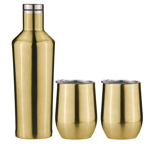 897684-3pc-aurora-portable-750ml-wine-bottle-350ml-tumbler-gift-set-gold