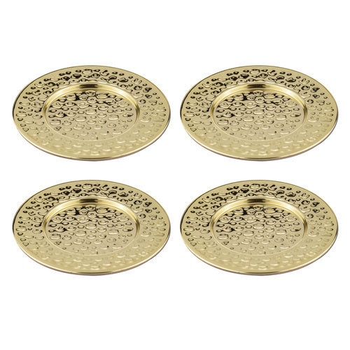 897728-4pk-spencer-hammered-13cm-metallic-coaster-set-gold