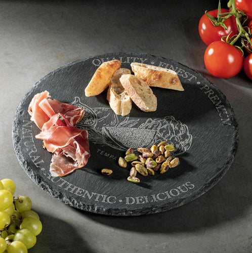 897878-tempa-tuscany-food-serving-slate-lazy-susan-30x30x2cm-black