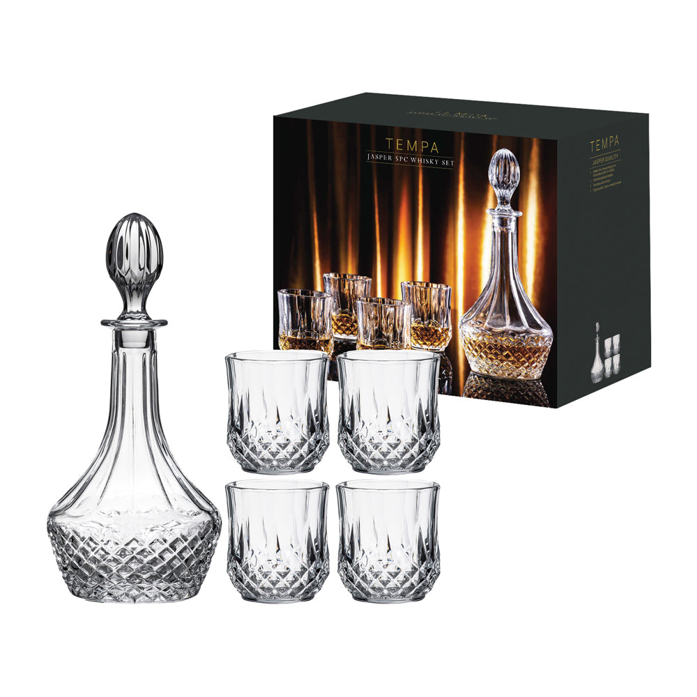 897946-5pc-tempa-jasper-whisky-glass-bottle-set-clear