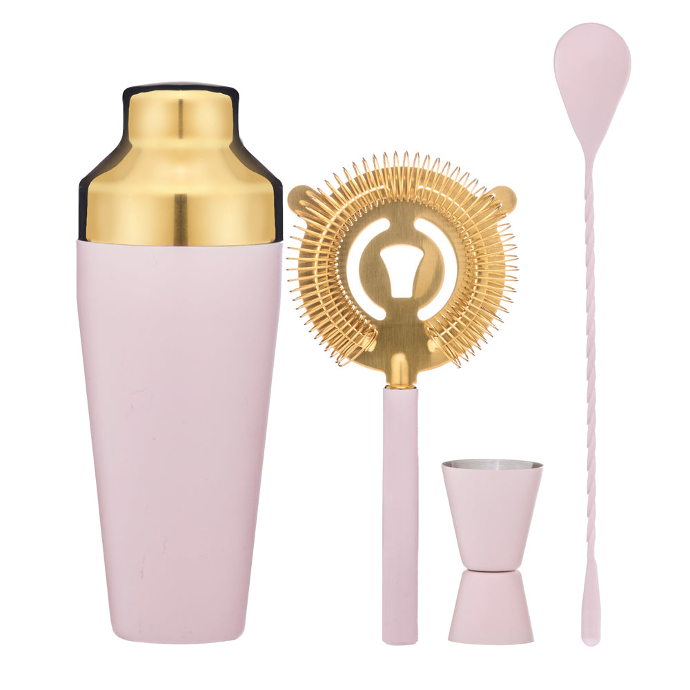 897978-4pc-tempa-tiffany-stainless-steel-cocktail-set-matte-bare-pink