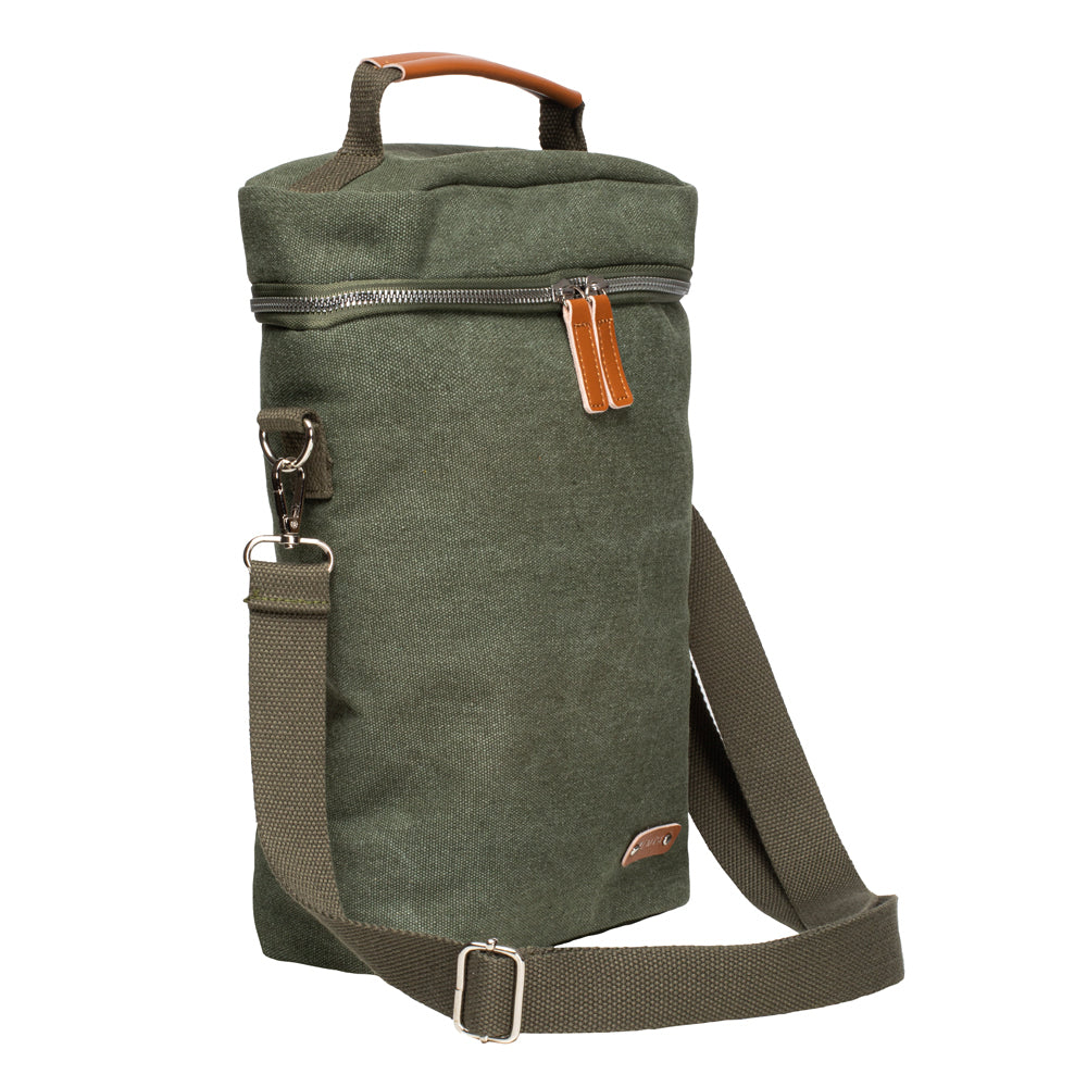 898120-tempa-kayce-adjustable-insulated-34cm-double-wine-bag-storage-olive-green