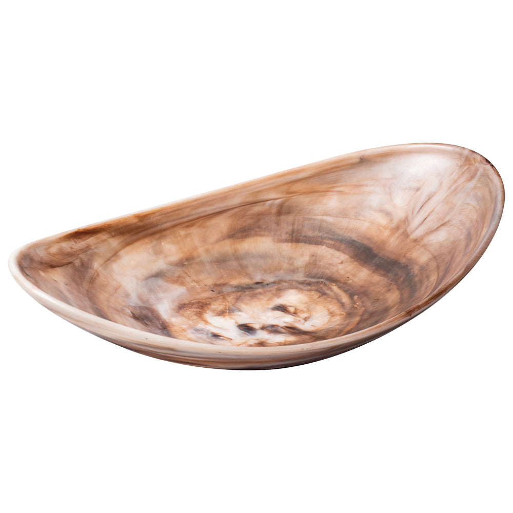 898193-tempa-marlow-44cm-polyresin-oblong-dinner-bowl-espresso