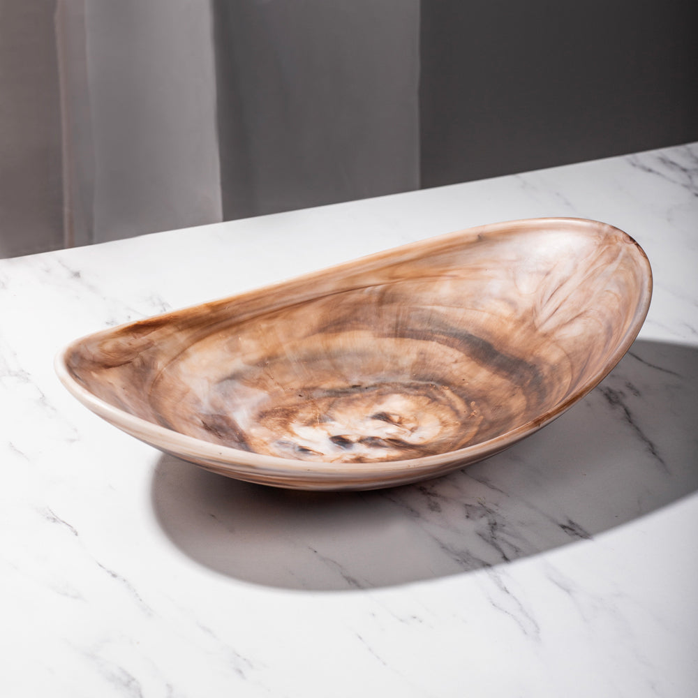 898193-tempa-marlow-44cm-polyresin-oblong-dinner-bowl-espresso