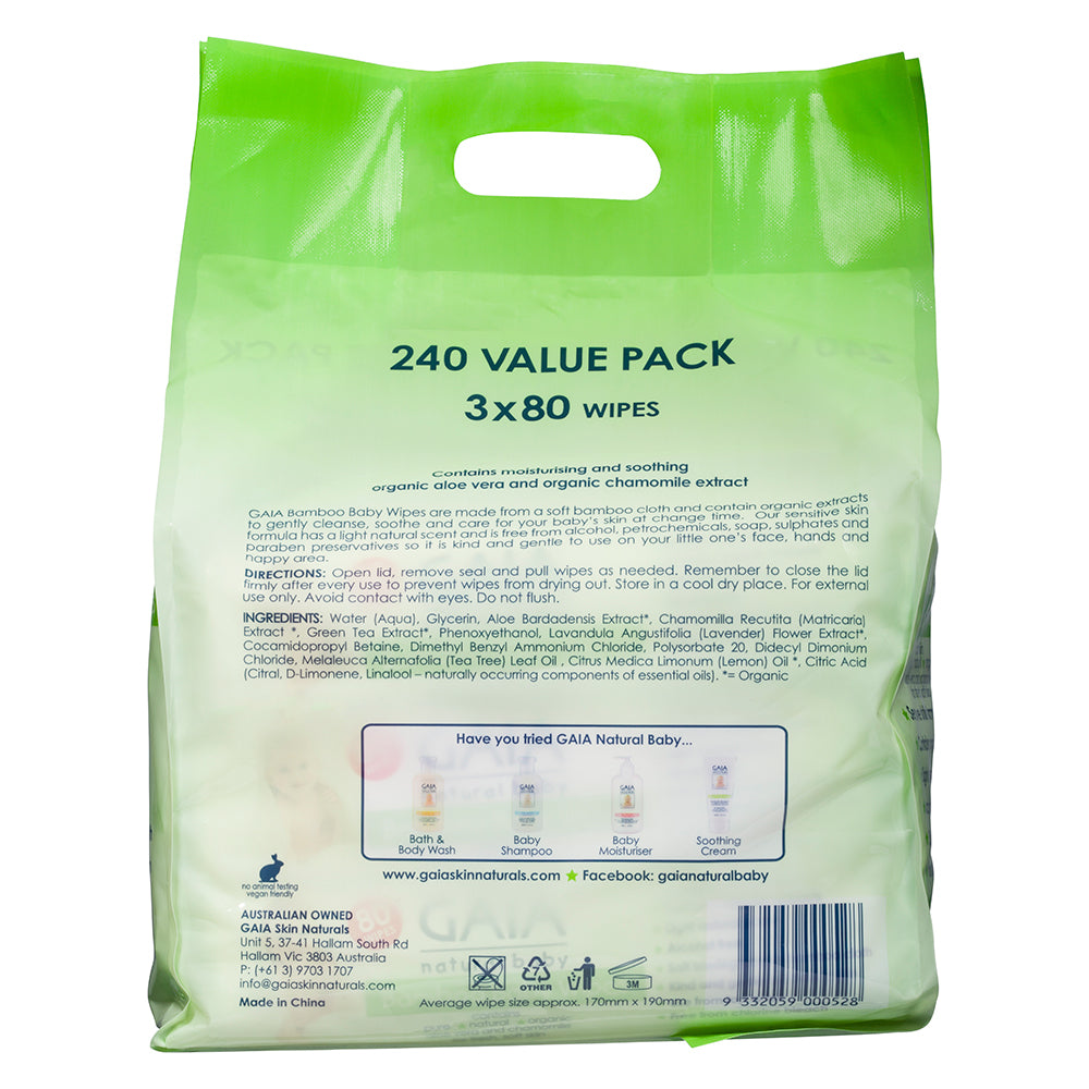 9000528-gaia-240pk-natural-organic-bamboo-baby-infant-wipes-lightly-scent-alcohol-free
