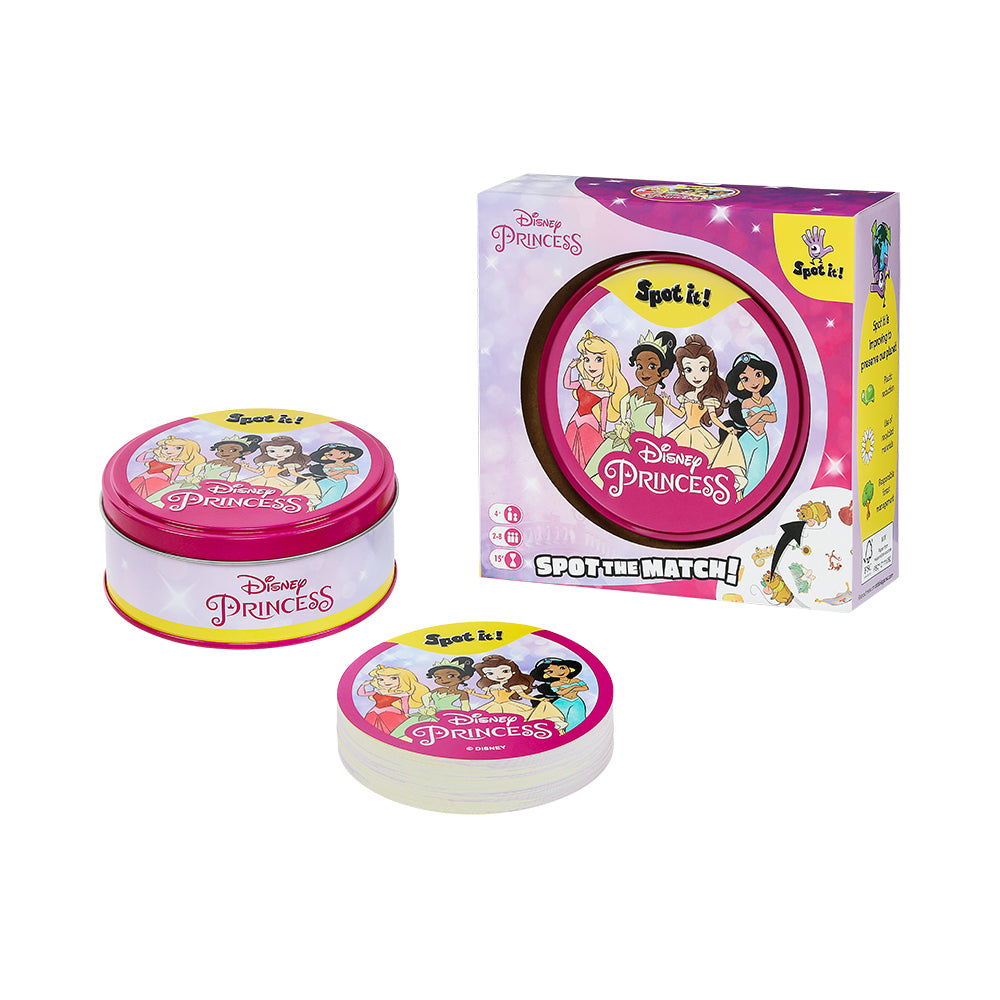 Spot It! Disney Princess Kids/Childrens Family Playing Card Game 4y+