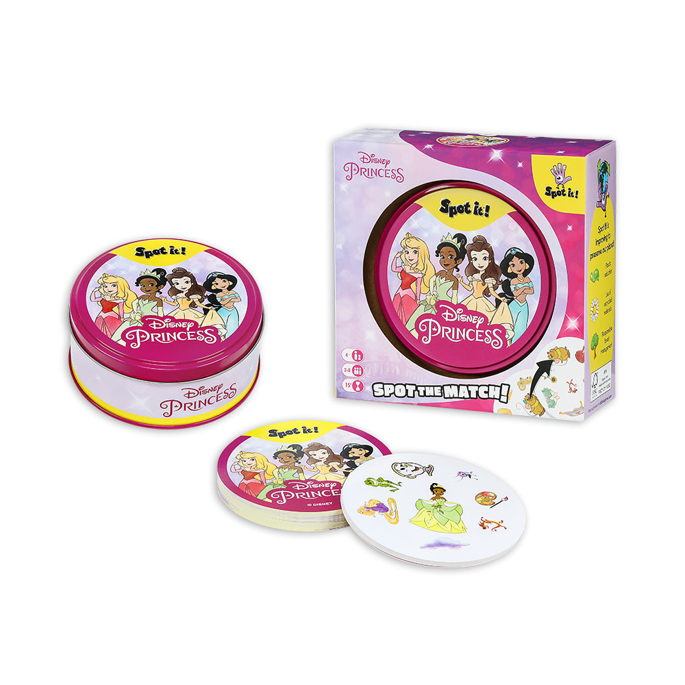 Spot It! Disney Princess Kids/Childrens Family Playing Card Game 4y+