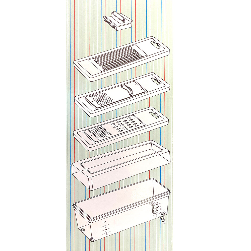 6-In-1 Multi Wonder Grater w/ Container