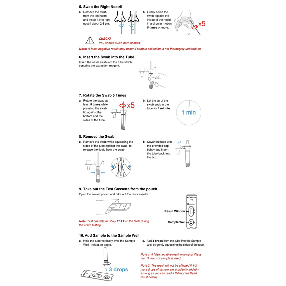 5pk Clungene Covid 19 Antigen Rapid Test (For Self-Testing)