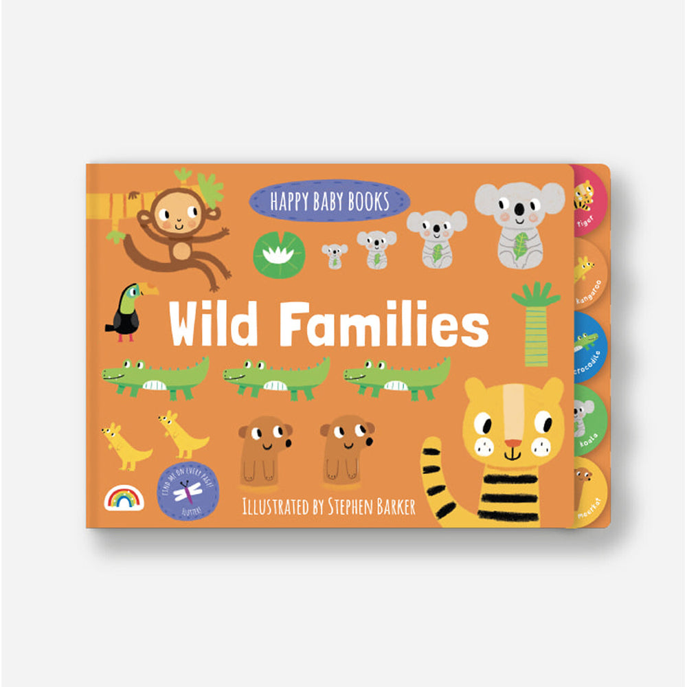 Really Decent Books Happy Baby - Wild Families Kids 1y+