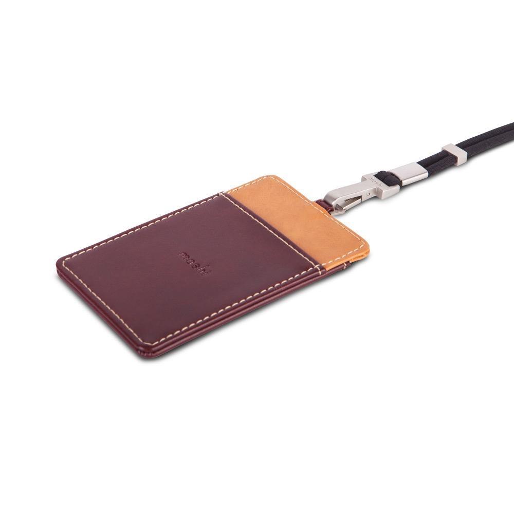 Moshi Badge Holder - Burgundy Red