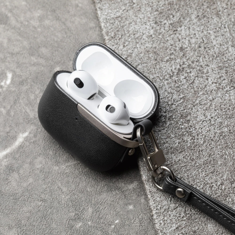 Moshi Pebbo Luxe Case For Airpods Gen 3 Black