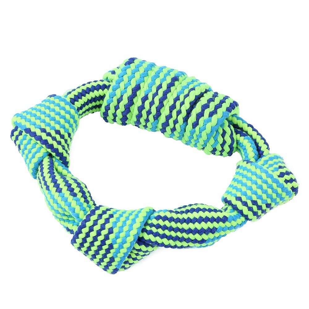 10171-paws-claws-tug-of-war-knotted-ring-20x5cm-blue-green