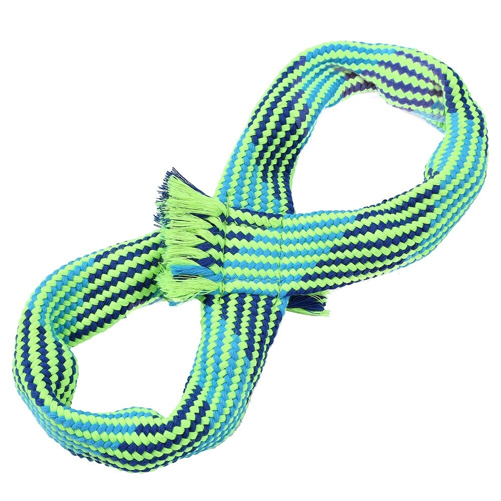 10195-paws-claws-tug-of-war-infinity-rope-w-squeakers-33cm-blue-green