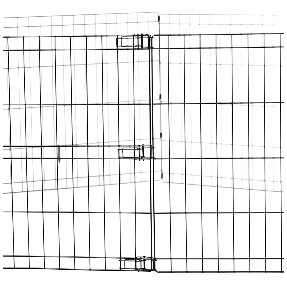 10400608-m-pets-small-66cm-foldable-puppy-dog-pet-pen-black