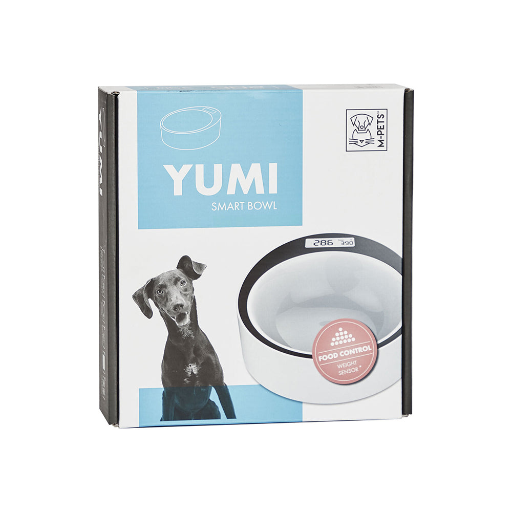10520099-m-pets-20-5cm-round-yumi-smart-pet-dog-cat-food-bowl-white-black