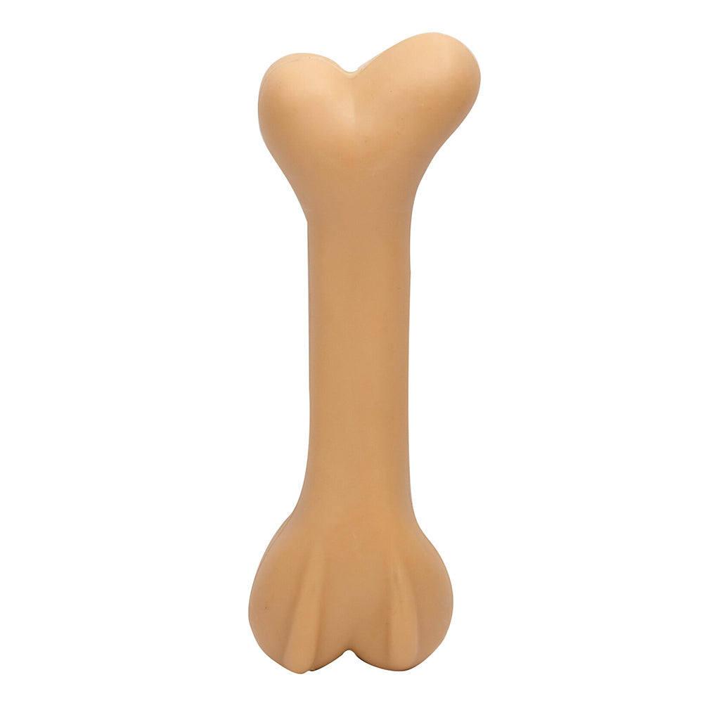 10639999-m-pets-medium-15cm-greenbo-natural-rubber-bones-dog-pet-toy-brown