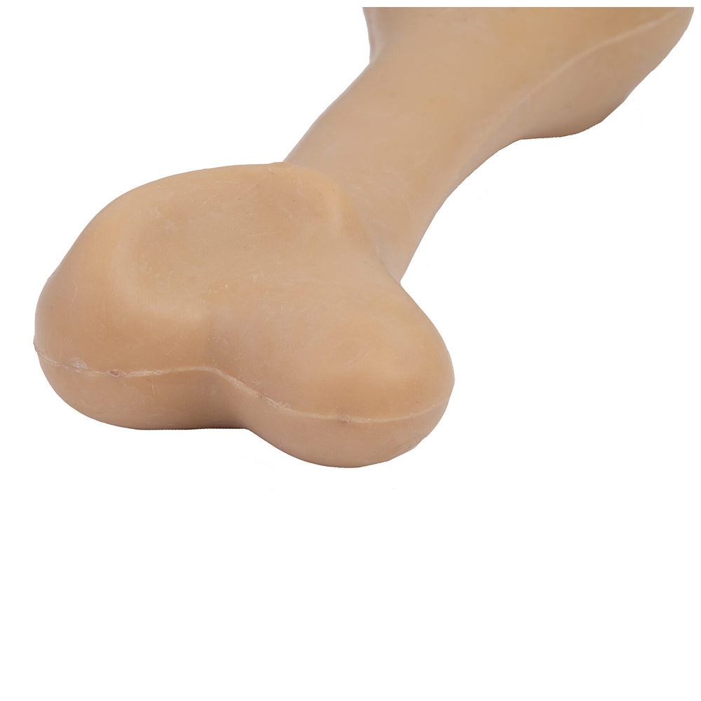 10639999-m-pets-medium-15cm-greenbo-natural-rubber-bones-dog-pet-toy-brown