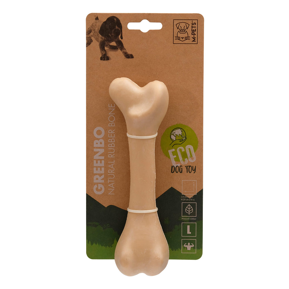 10640099-m-pets-large-20cm-greenbo-natural-rubber-bones-dog-pet-toy-brown