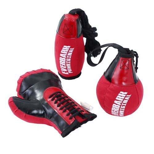 10713-paws-claws-boxing-glove-oxford-toy-22x15x9cm-red
