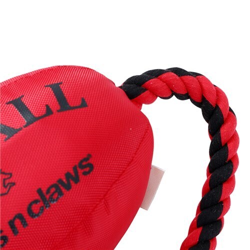 10744-paws-claws-footy-oxford-rope-tugger-75x25x20cm