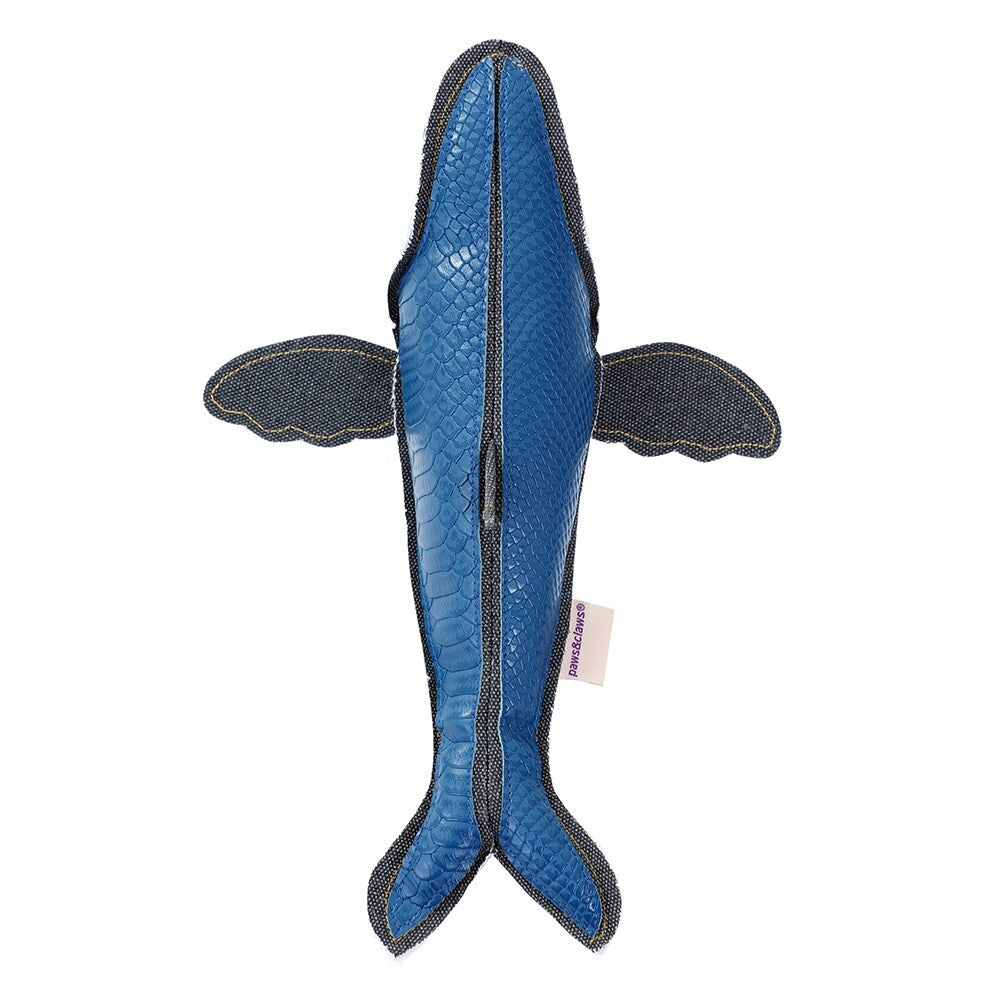 10751-paws-claws-blue-whale-faux-leather-canvas-30x6x6cm