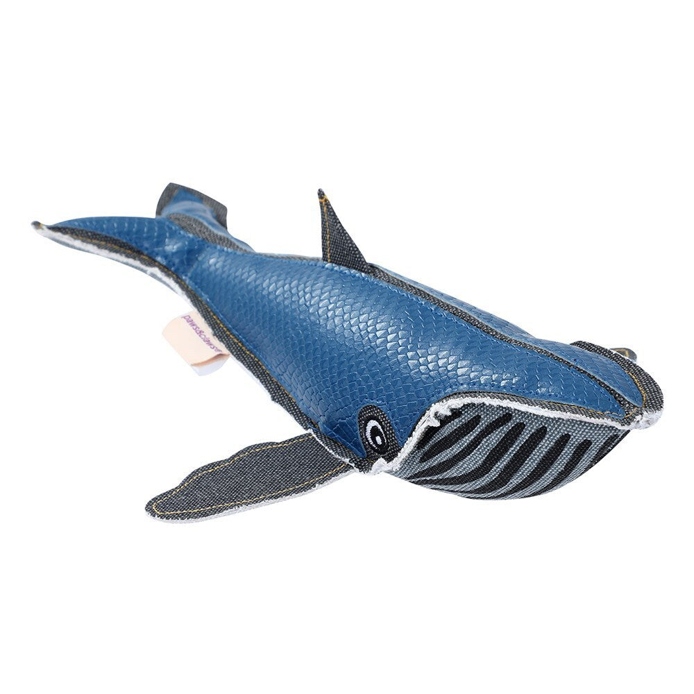 10751-paws-claws-blue-whale-faux-leather-canvas-30x6x6cm