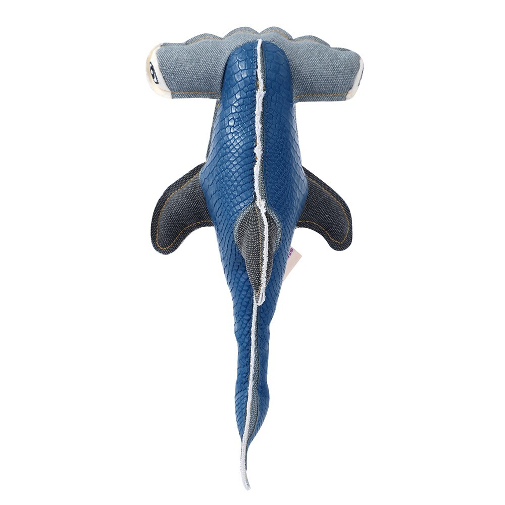 10768-paws-claws-hammerhead-shark-faux-leather-canvas-30x11x14cm