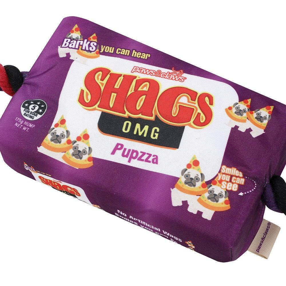 11086-paws-claws-27cm-shags-snacks-oxford-tugger-pet-dog-toy-w-rope-assorted