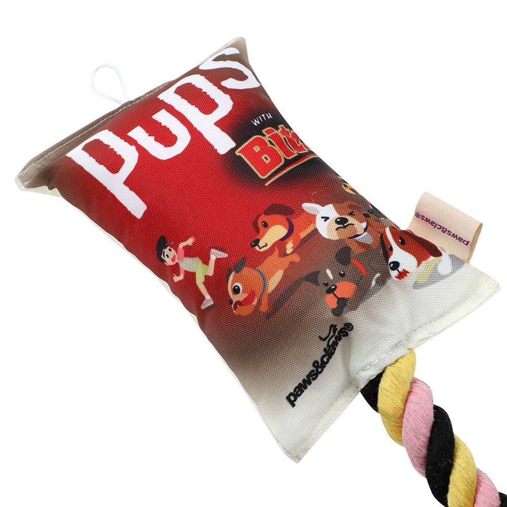 11109-paws-claws-pups-snacks-25cm-oxford-tugger-toy-w-rope