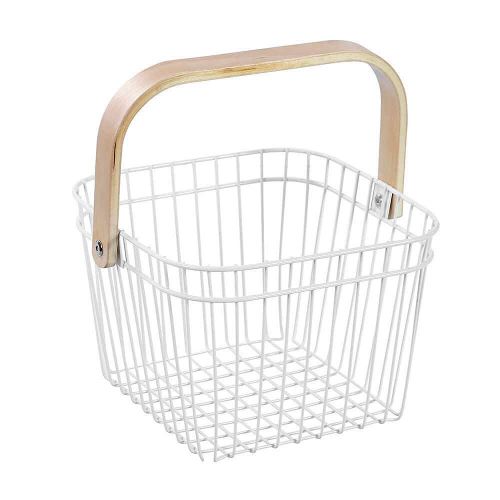 11178-boxsweden-24cm-wire-storage-basket-w-birchwood-handle-white