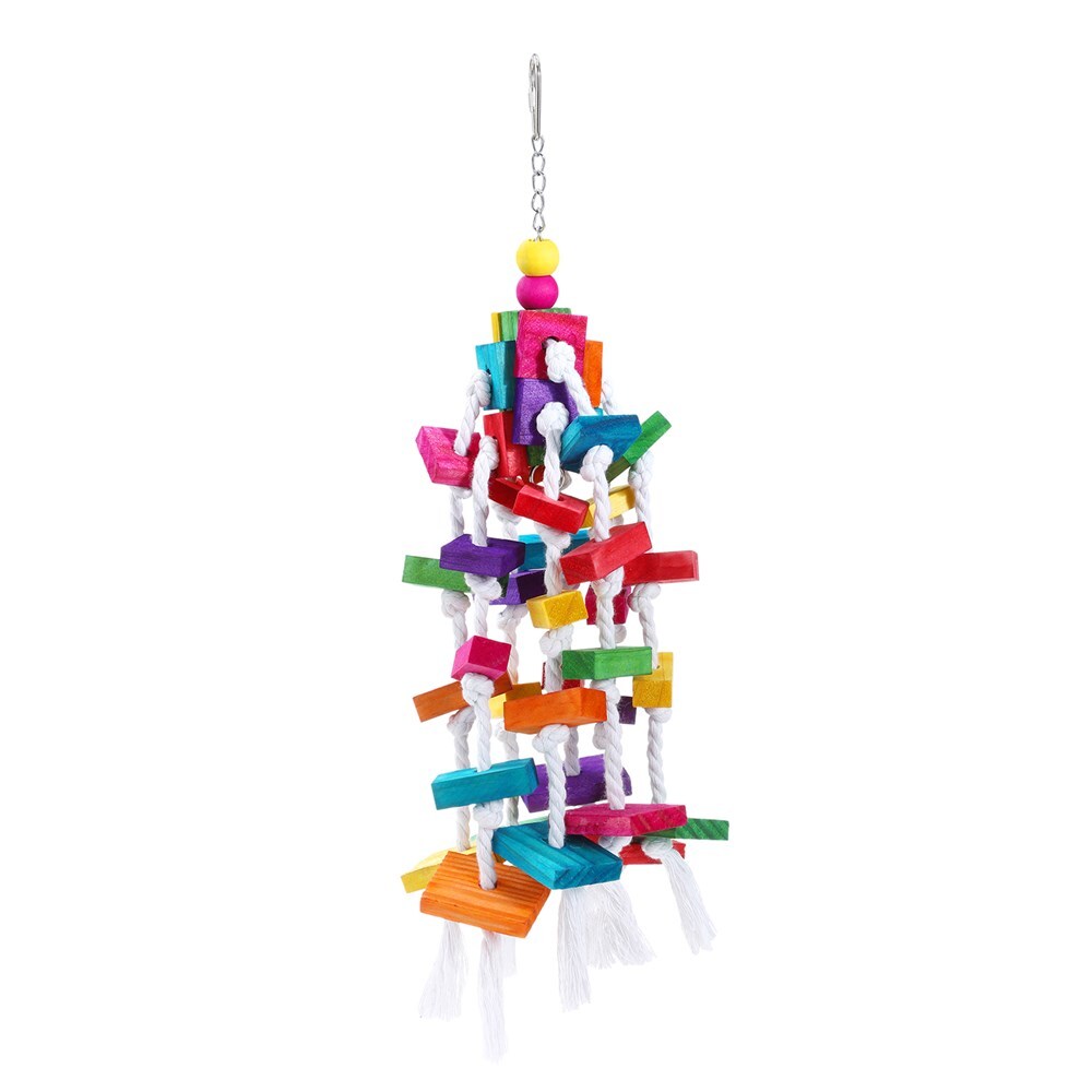 11284-paws-claws-parrot-40cm-wooden-rope-toy-large