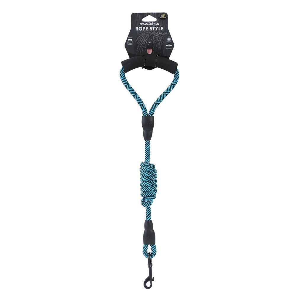 11314-paws-claws-rope-style-pet-dog-lead-w-comfort-handle-assorted