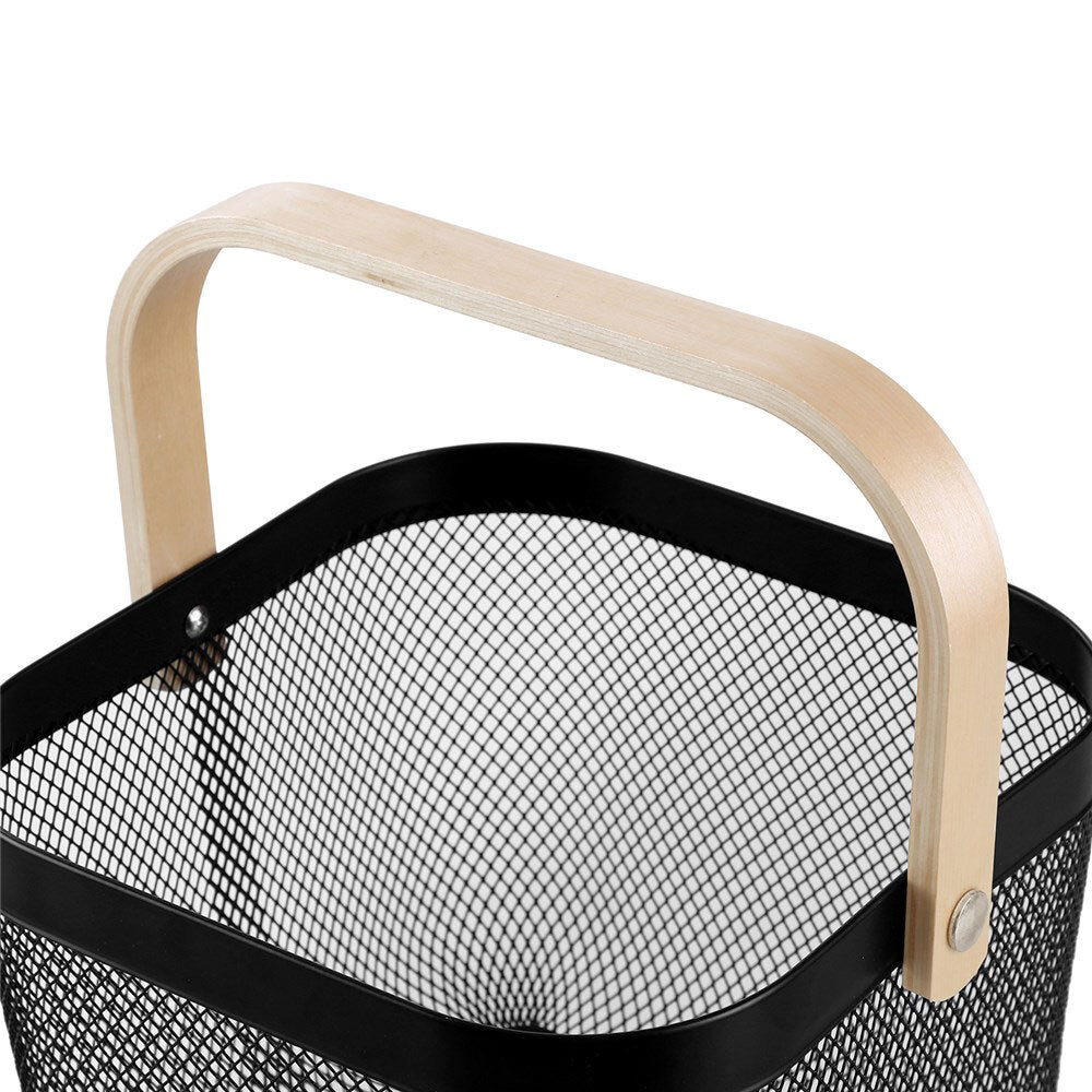 11796-boxsweden-mesh-storage-basket-25x25x17cm-w-birch-wood-handle-black