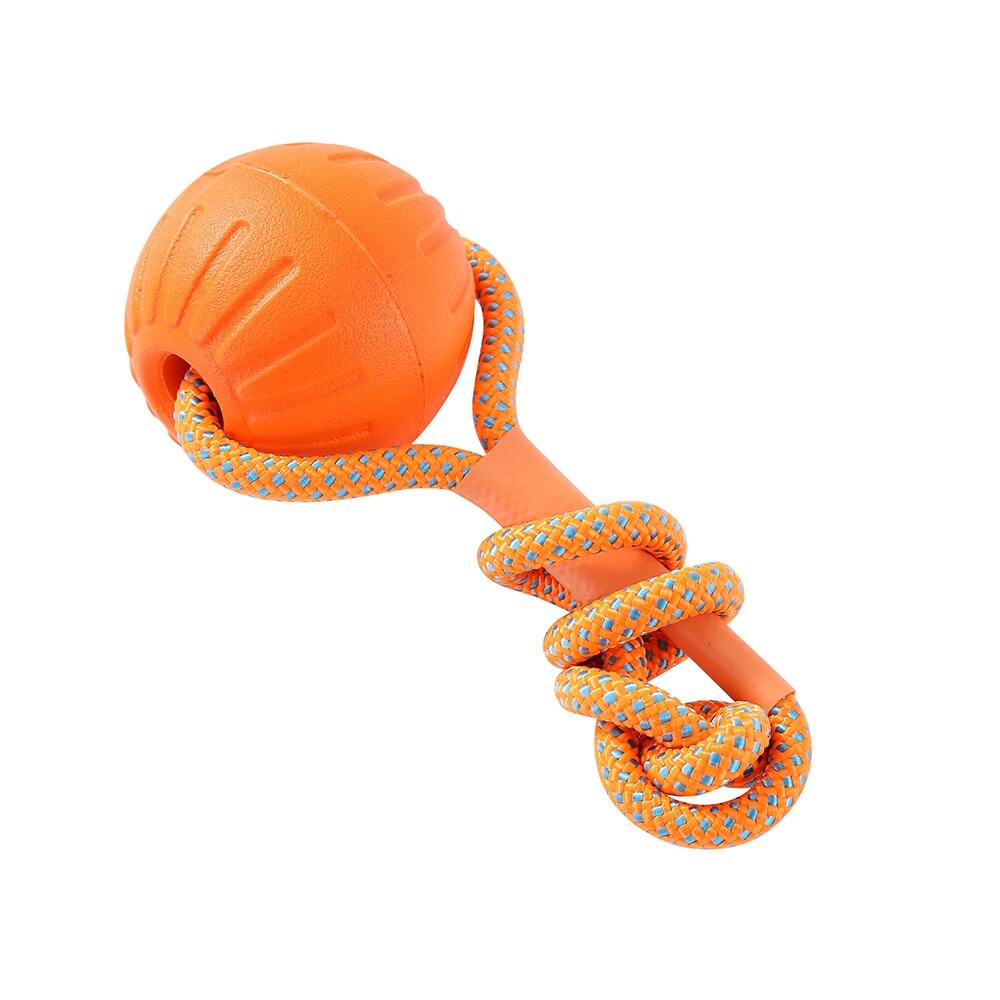 12076-paws-claws-fetch-n-play-pet-dog-ball-rope-tugger-6cm-orange