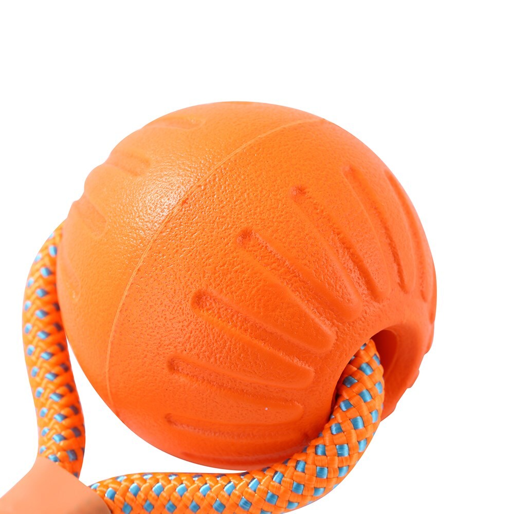 12076-paws-claws-fetch-n-play-pet-dog-ball-rope-tugger-6cm-orange