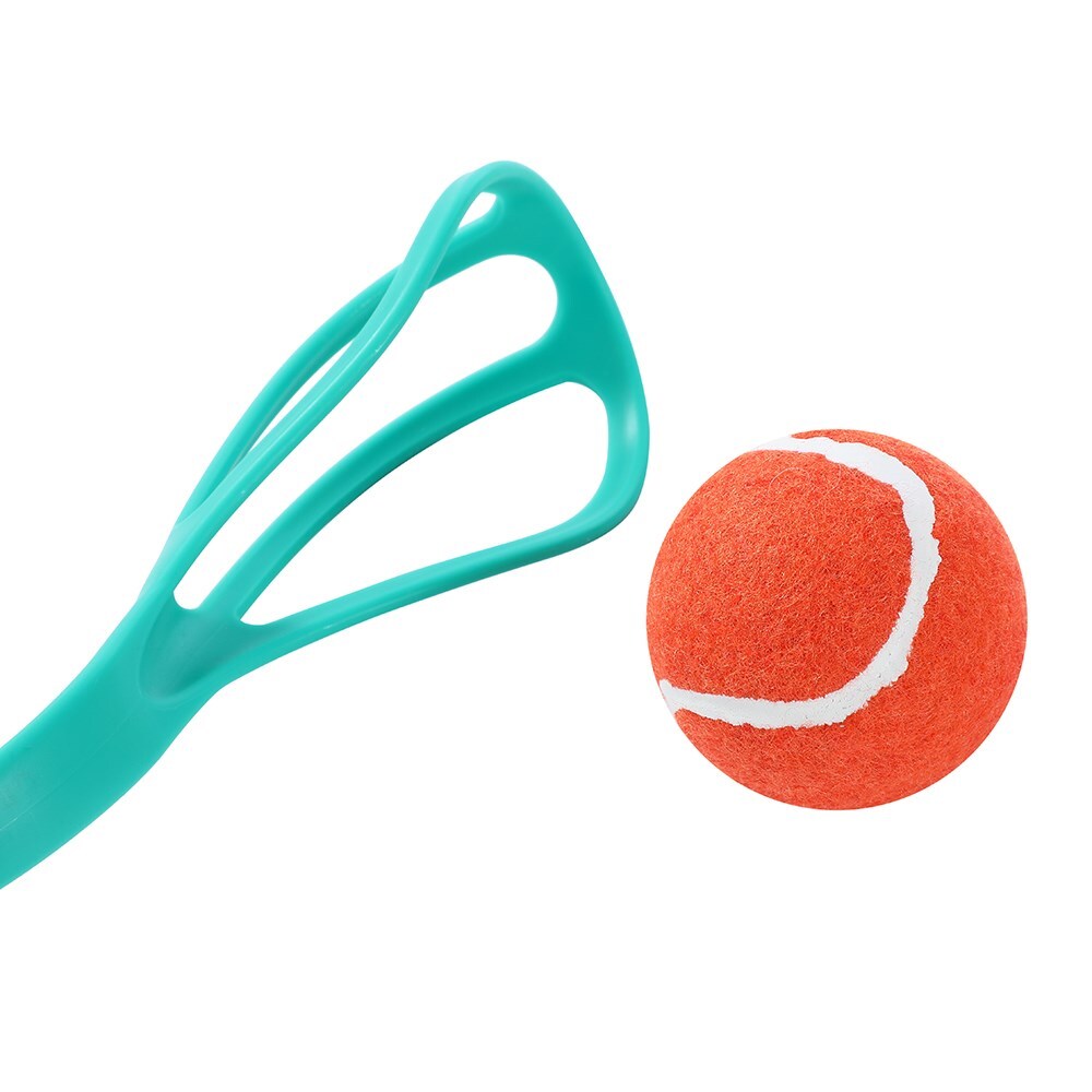 12175-paws-claws-40cm-ergonomic-ball-speed-launcher-pet-dog-toy-green