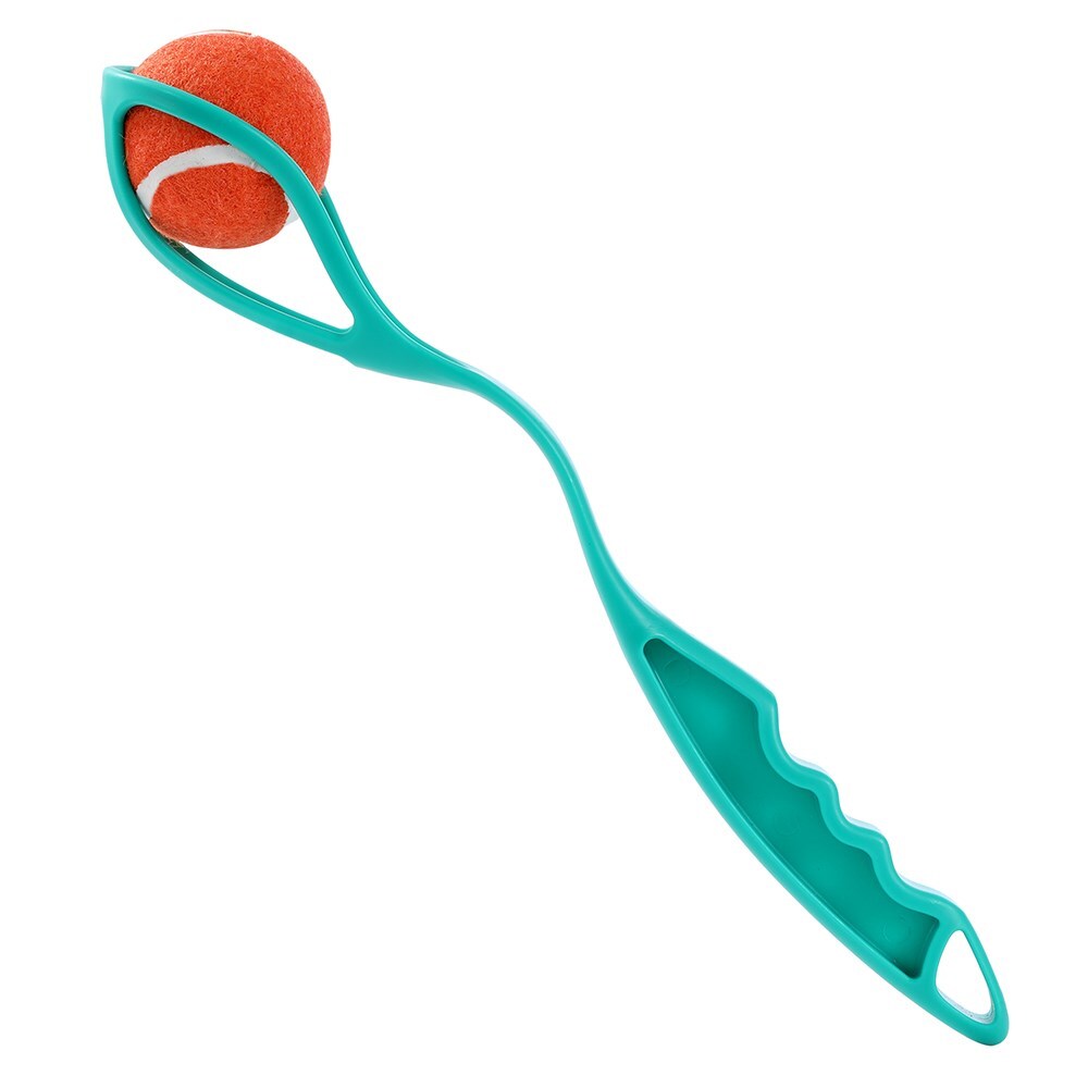 12175-paws-claws-40cm-ergonomic-ball-speed-launcher-pet-dog-toy-green