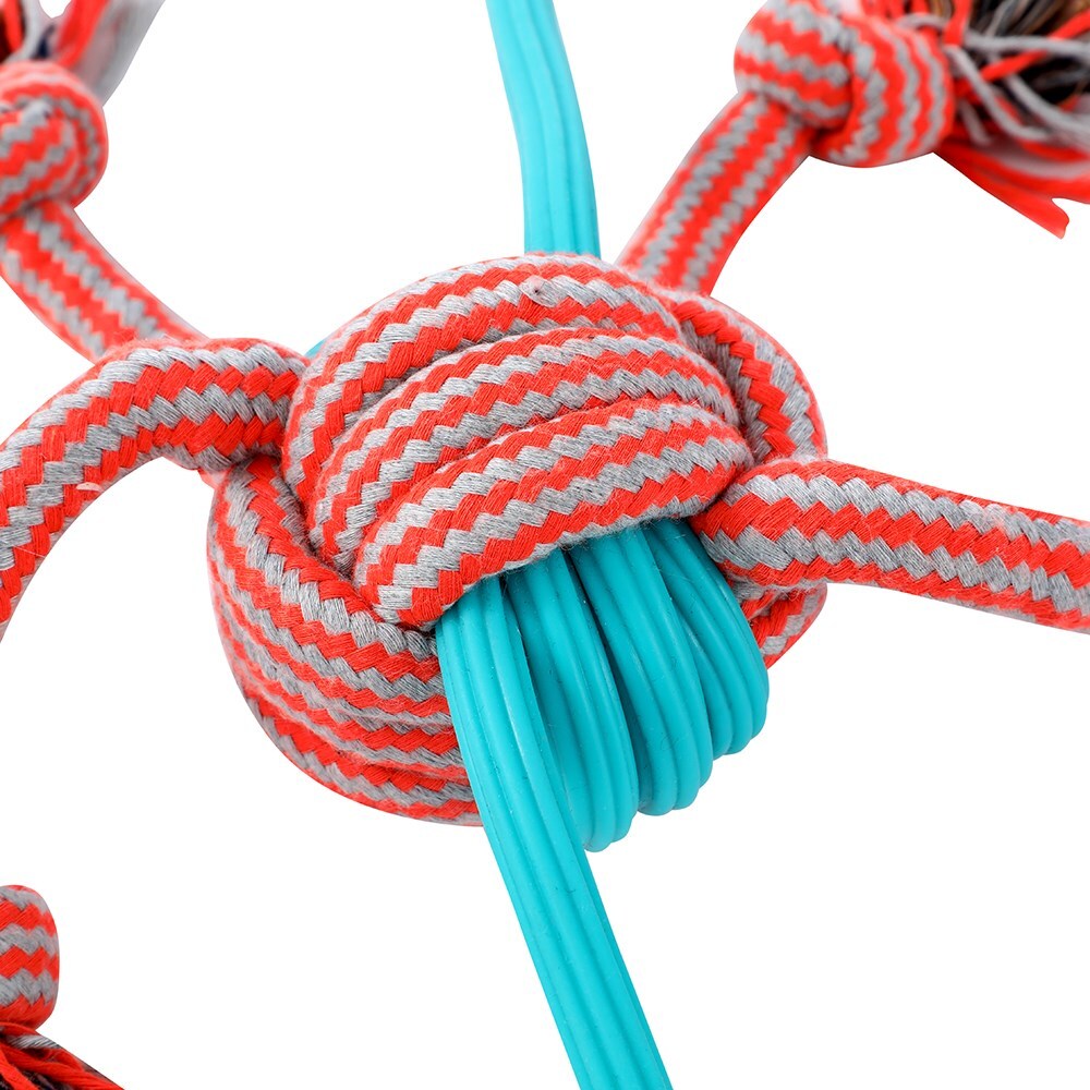 12182-paws-claws-30cm-stretch-fetch-tpr-braided-rope-ball